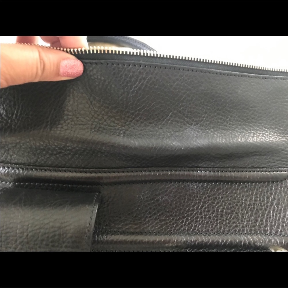 SOLD! Burberry Large Manor Check bag. - Picture 7 of 8